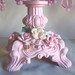 Shabby French Vintage Pink Roses Boudoir Lamp and Shade