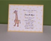 Giraffe Baby Shower Invitation (set of 8) Il_170x135