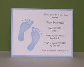 Footprints Baby Shower Invitation (set of 8) Il_170x135