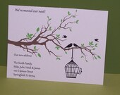 Custom moving announcement weve moved our nest (set of 10) Il_170x135