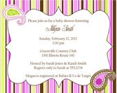 Baby shower invitations stripes and paisley (set of 10) Il_170x135