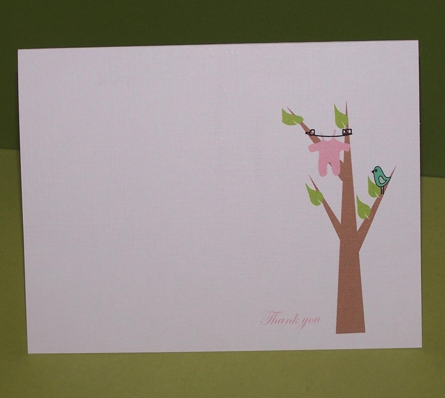 Baby shower thank you cards (set of 10) Il_570xn