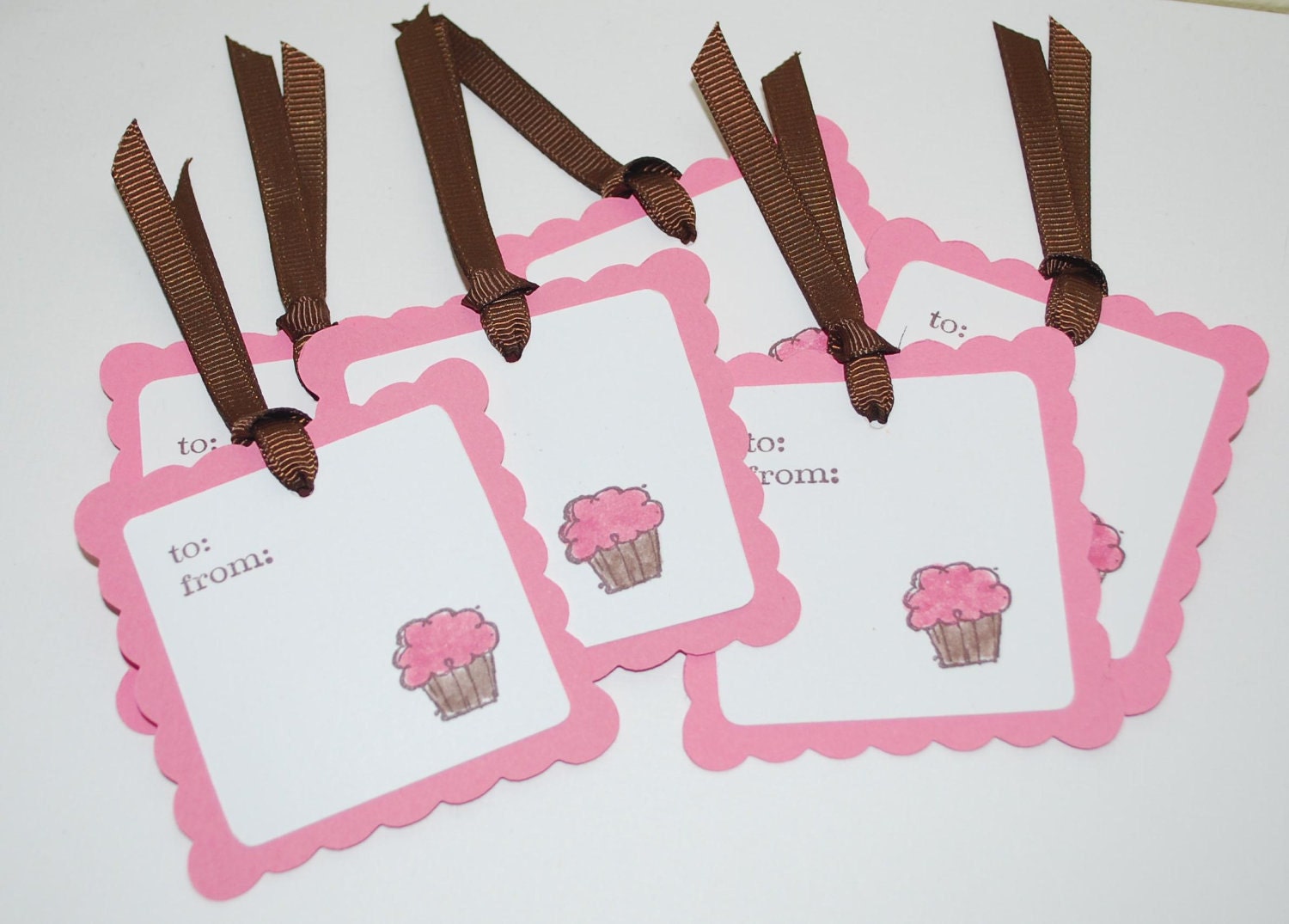 cupcake gift tags (set of 6) Il_570xn