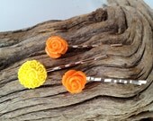 Citrus Color Pop Hairpin Trio