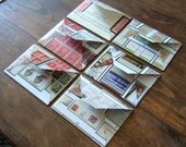 set of six Australia mini notecards