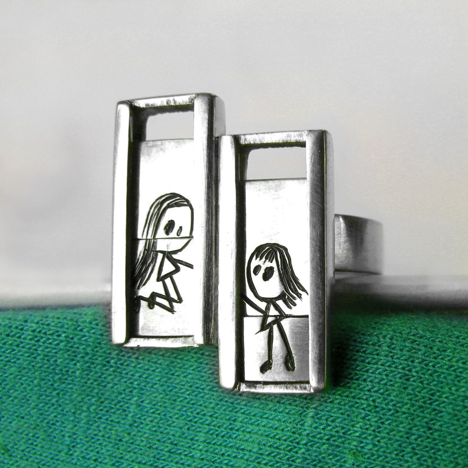 Come up -Slider Ring-sterling silver