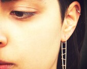 Ladder Earrings-sterling silver