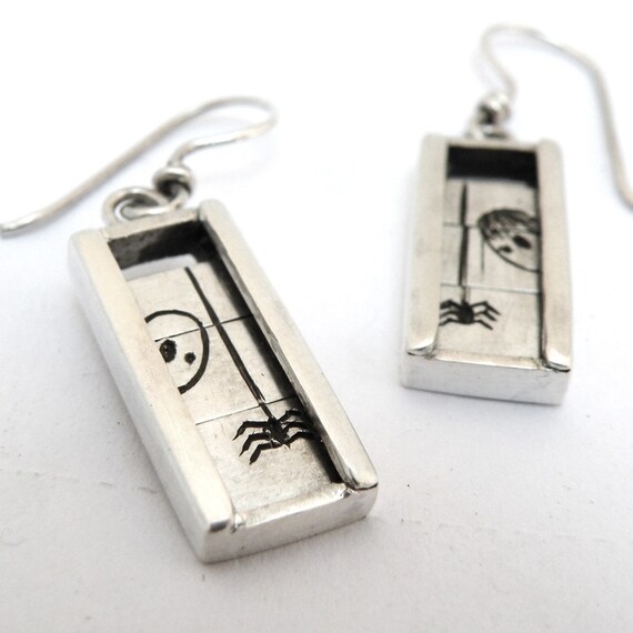 What have we just discovered...- Earrings-sterling silver