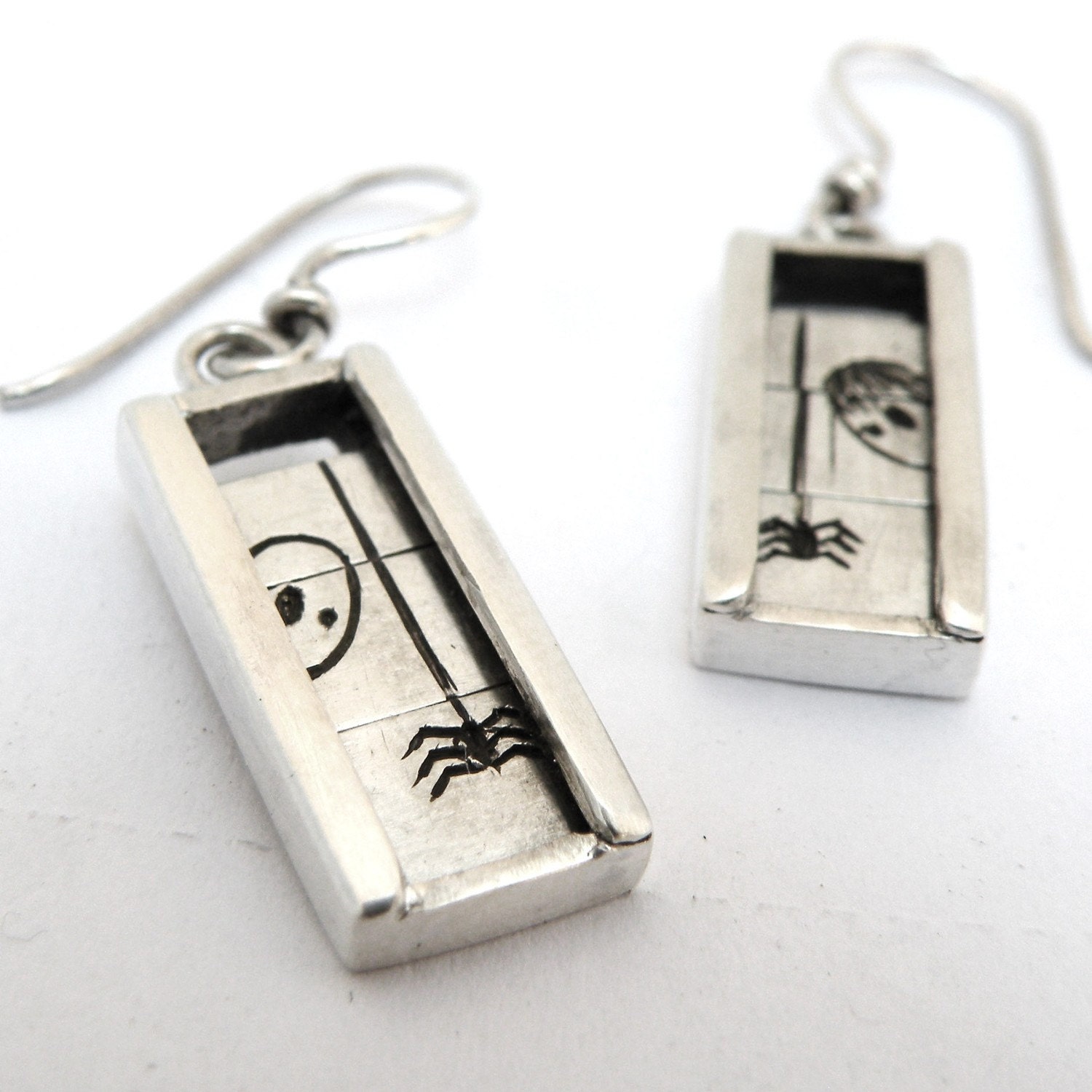 What have we just discovered...- Earrings-sterling silver