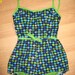 OLD HOLLYWOOD GLAMOUR vintage 1950s ALEXA of CALIFORNIA black floral cotton SWIM BATHING SUIT and COVER UP MINI DRESS POLKA DOTS MID CENTURY MODERN CHIC XS