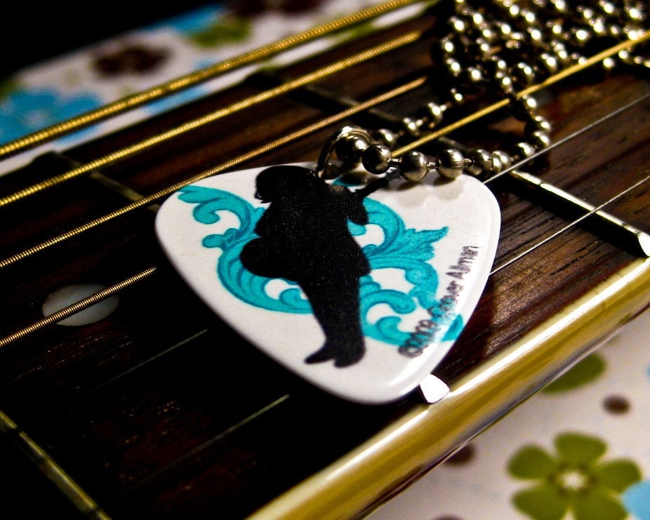 My Favourite Game Guitar Pick Necklace