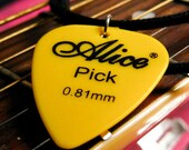 Never You Mind Guitar Pick Necklace