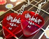 What Katie Did Guitar Pick Earrings