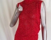 TOP WITH TURTLE NECK, SLEEVELESS