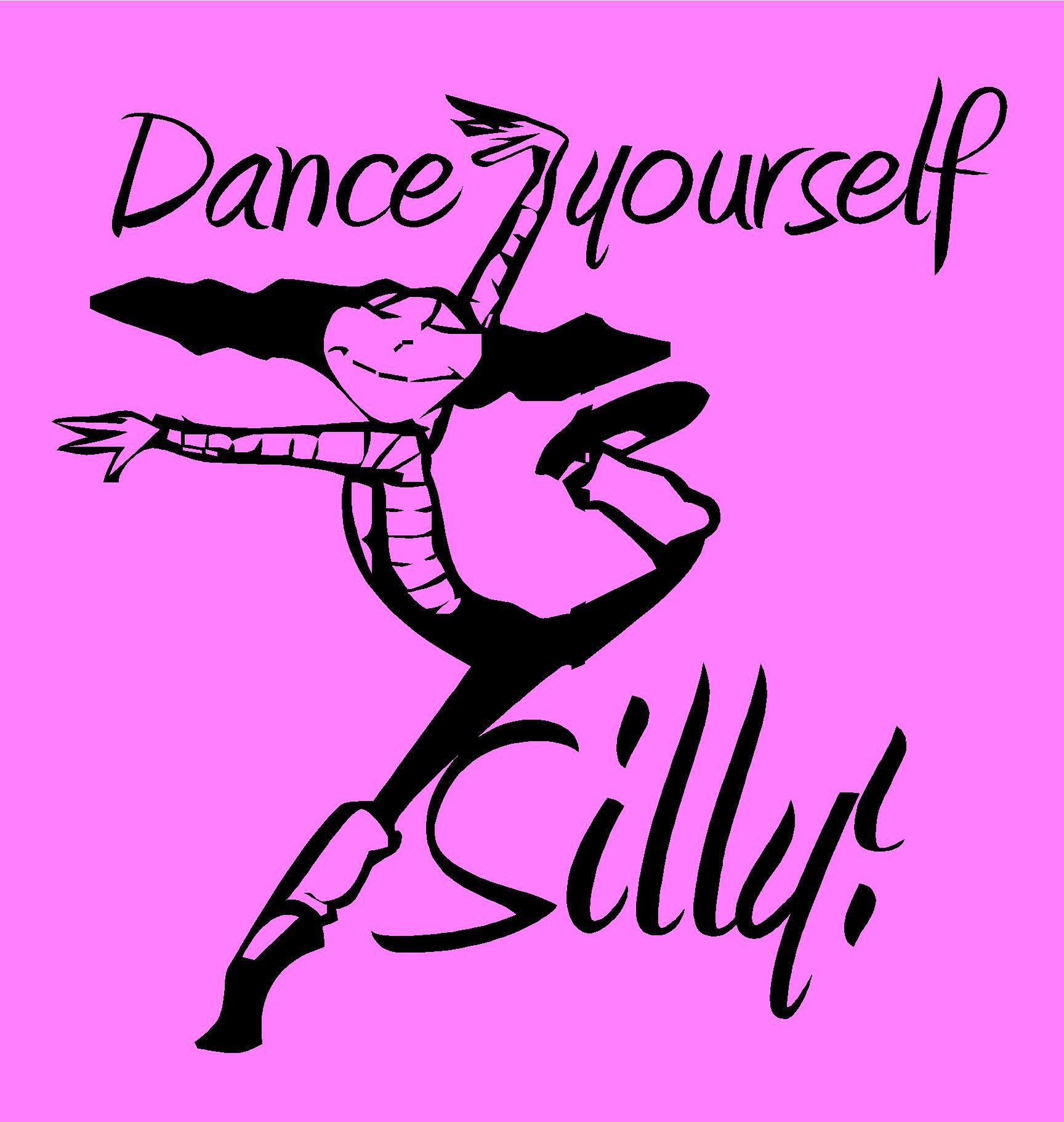 Dance Youself Silly Girls Room Decor Decals Wall Art In Words Vinyl Lettering