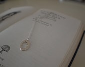 Anatomical Heart Charm on Silver Chain