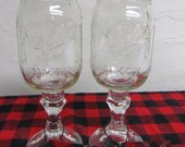 Red Neck Wine Glasses ( Mason Jar Glasses)  - SET OF 2