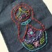 PDF Pattern Nesting Doll Hand Embroidery Matryoshka Russian Flowers Cute