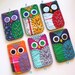 Felt Owl Iphone 5 Case Cozy Samsung Blackberry MADE TO ORDER