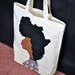 Afro Woman Tote Bag