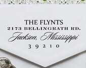 Save the Date Custom Rubber Stamp Address - Calligraphy Stamp - Eco Mount - great wedding gift - es-0047