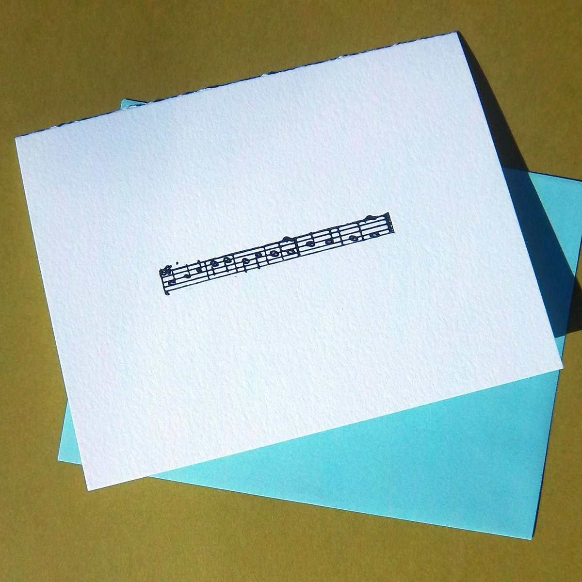 Take Note letterpress cards
