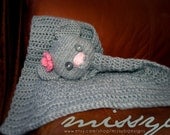 Crochet Bear Blanket Pattern - Lovey Bear for kids and babies - Fun baby shower gift - Instant Download