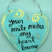 Winnie the Pooh Heart Quote Sign Baby Gift
