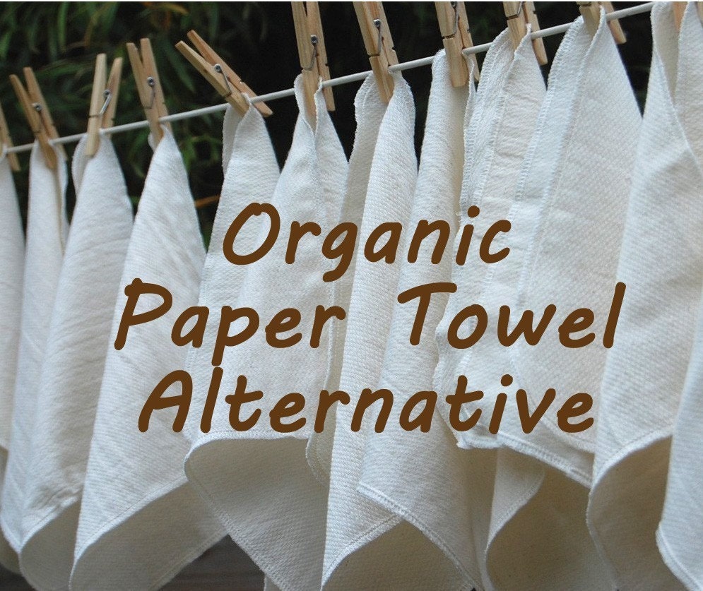 52 ORGANIC Bird-E Towels family pack - paper towel alternative unpaper
