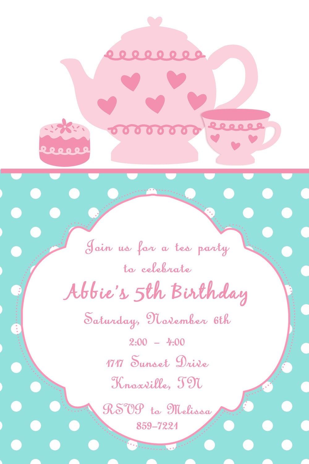 Tea Party Invitation
