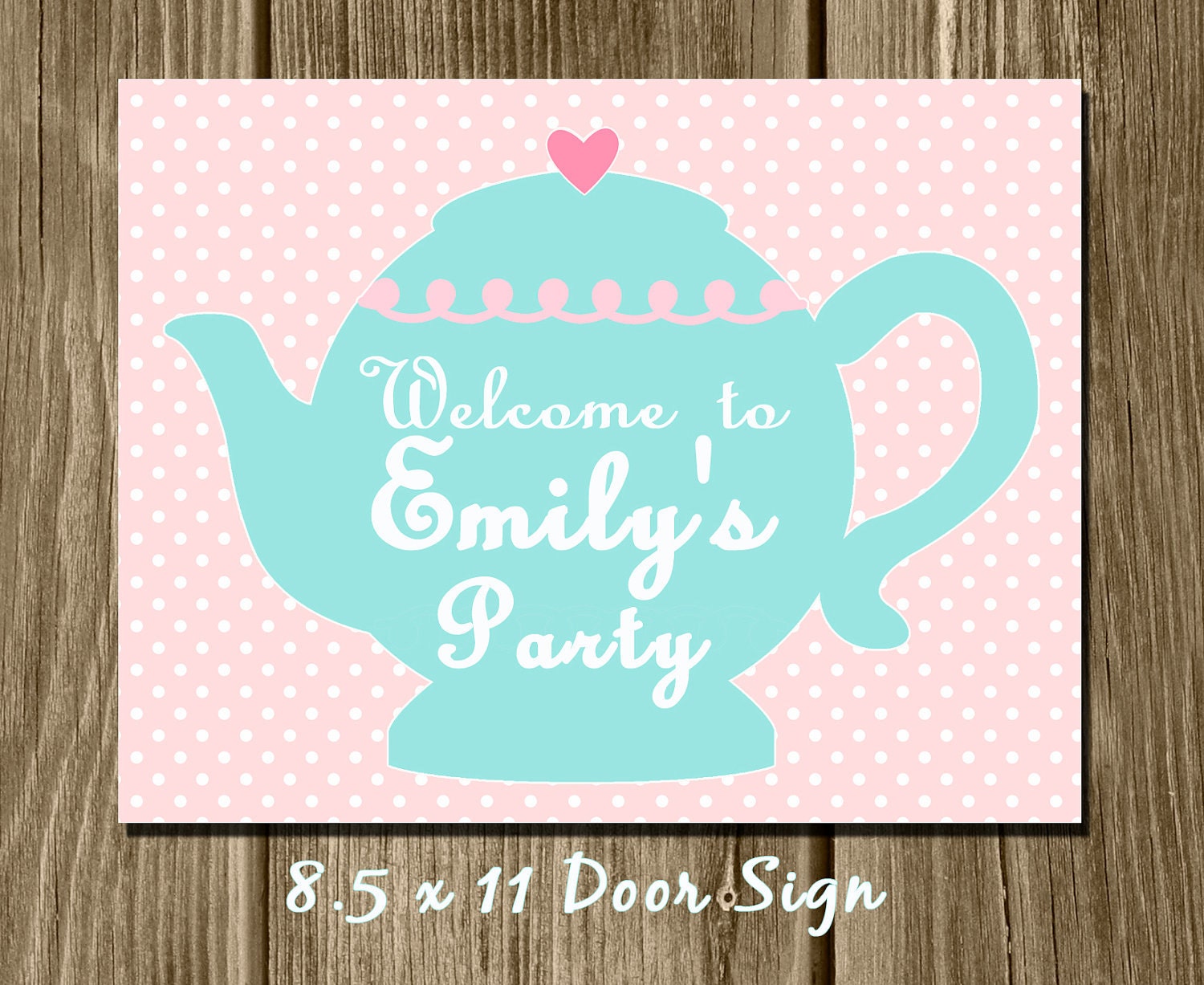 Tea Party Printable Sign