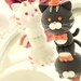 Lovely cat and  kitty Wedding Cake Topper