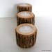 Rustic Candles Trio in Graduated Sizes