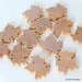 Maple Leaf Wood Cut -Outs 12 Unfinished Leaves for Crafting