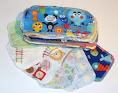 Thirty Small Baby Wash n Wipes - Gender Neutral Flannel Wipe Set