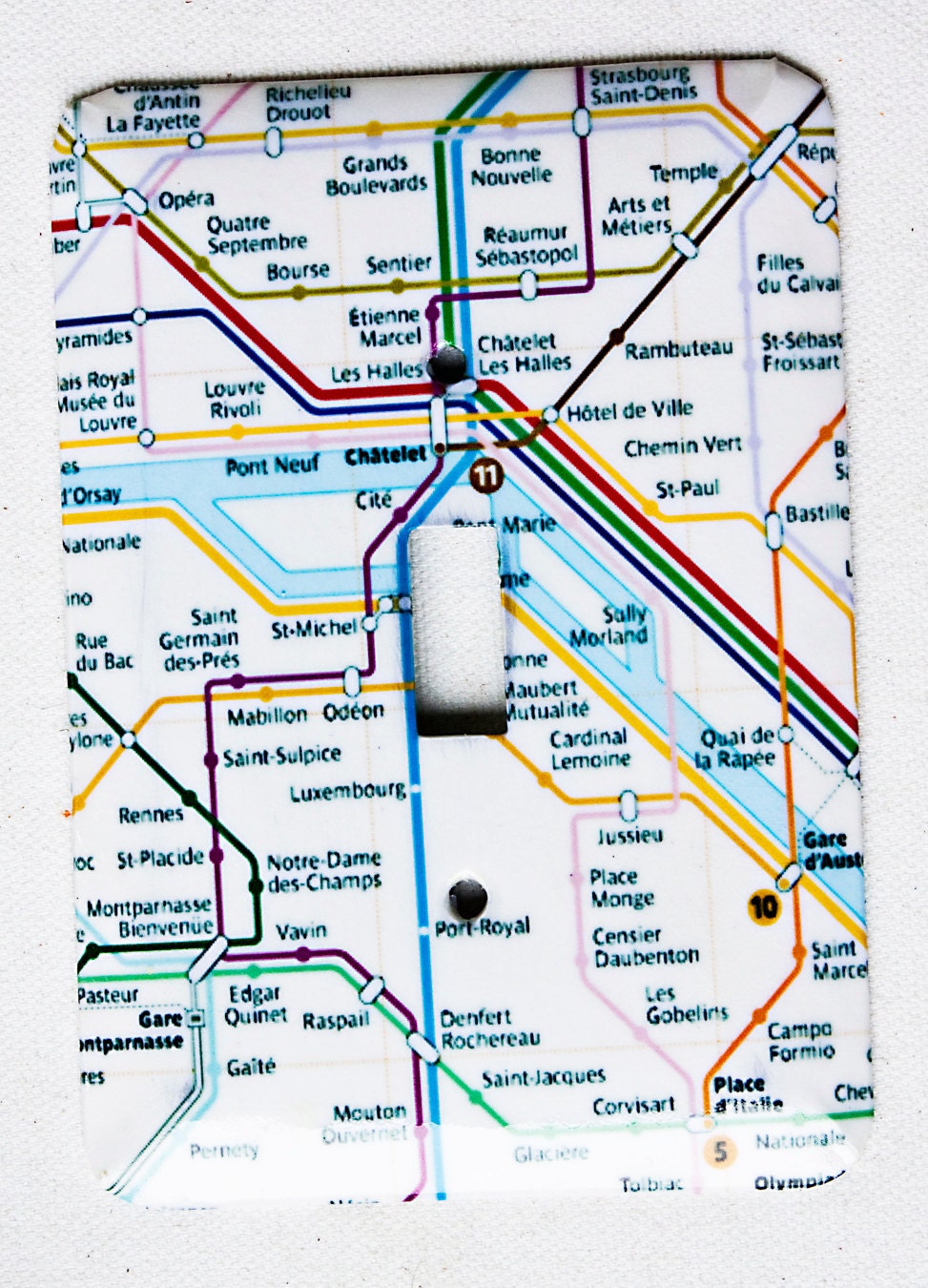 Paris Metro Switchplate