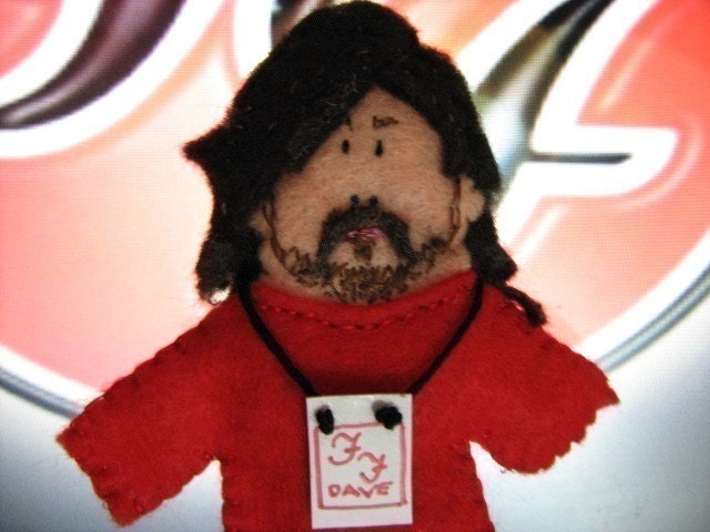 Dave Grohl Felt Finger Puppet