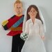 Wills and Kate Duke and Duchess of Cambridge Felt Finger Puppet Set
