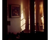 Warm Light in Mirror - 8x8 Fine Art Photograph - Interior Natural Light Photography