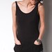 Reserved for tootsypants Low Back Tank Top - Womens Black Resort Tops Le Deux medium pre-order combined with another order