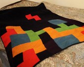 Tetris Afghan Knitting Pattern