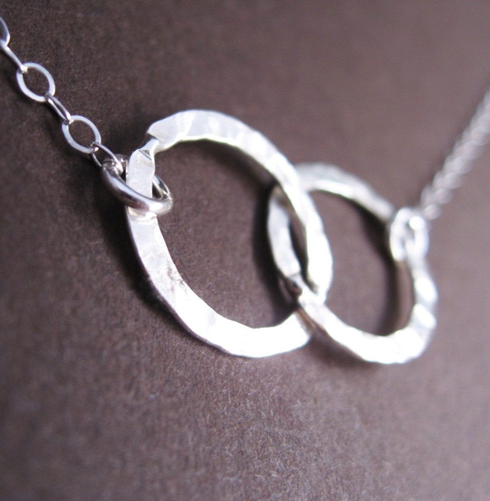 Mariko Necklace - sterling silver, Swarovski crystals
