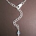 Annie Necklace - sterling silver camera charm, sterling silver chain, Swarovski crystals, glass