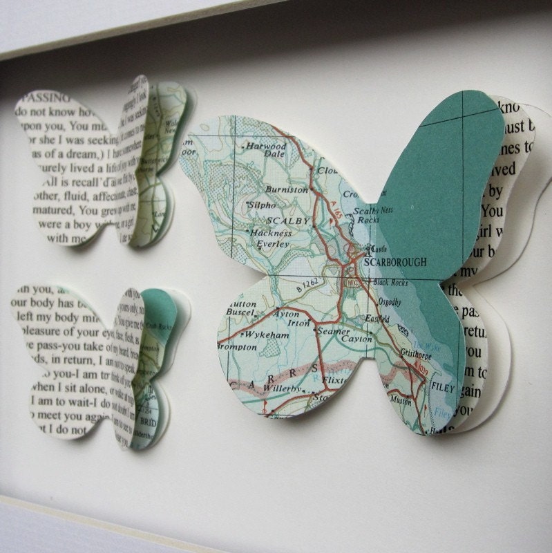 Where we met - Butterfly framed art