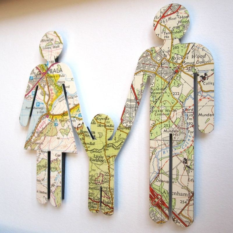 Origin of the Unit - 3. Vintage Map Figures - Family
