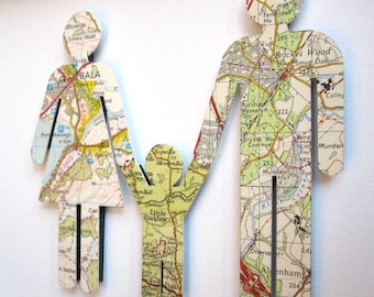 Origin of the Unit - 3. Vintage Map Figures - Family