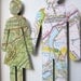 Where We're From - Vintage Map Art People