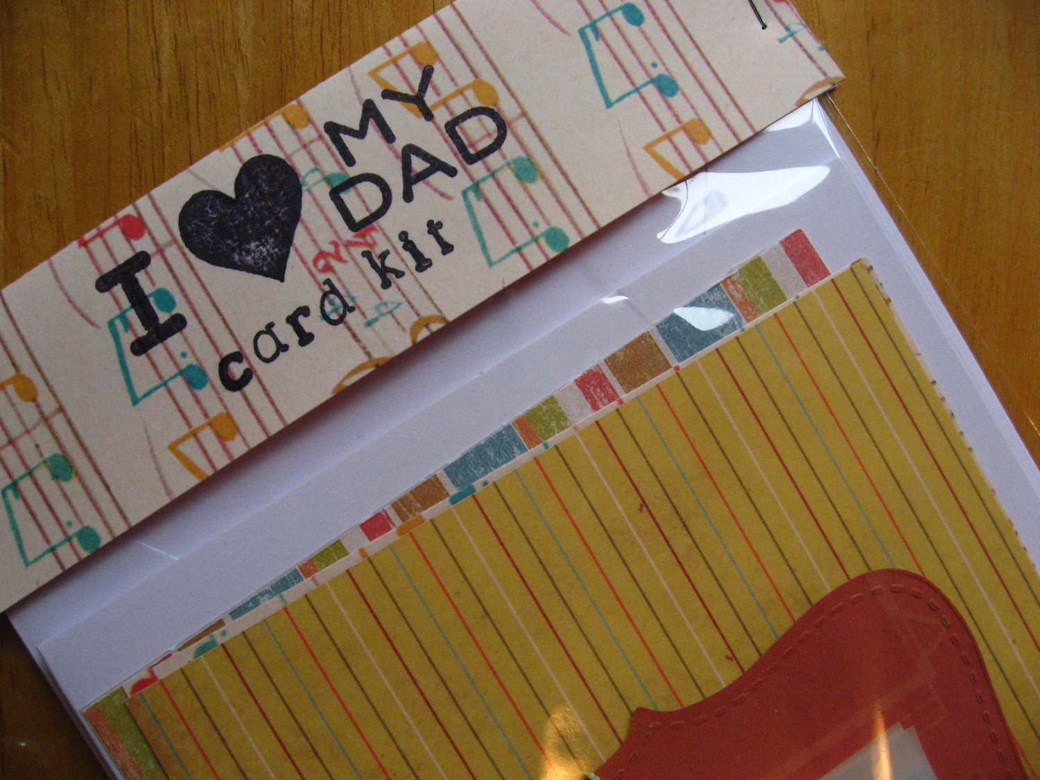 DIY card kit - 3 greeting cards, No. 3