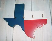 Texas State Wall Decor Key Rack