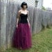 Burgundy Wine Formal Prom Tulle Skirt ...All Adult Sizes... MTCoffinz